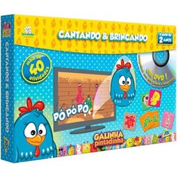 Jogo Memória e DVD Cantando e Brincando Galinha Pintadinha - 1
