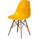 Ver imagem 6 de Kit 4 Cadeiras Charles Eames Eiffel Amarelo Polipropileno Cozinha Sala de Estar Jantar Mesa Jantar