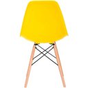 Ver imagem 7 de Kit 4 Cadeiras Charles Eames Eiffel Amarelo Polipropileno Cozinha Sala de Estar Jantar Mesa Jantar