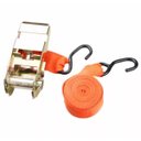 Ver imagem 1 de Cinta amarrar carga com catraca até 500kg reboque caminhão