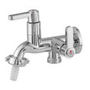 Ver imagem 1 de Torneira Tanque / Máquina Lavar 2 Saídas Abs Cromado 1/4v Concept Metais