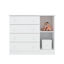 Ver imagem 3 de Cômoda Sapateira Central Branco