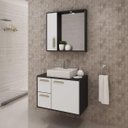 Ver imagem 1 de Gabinete para Banheiro com Cuba e Espelheira Lux 75 Balcony