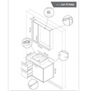 Ver imagem 4 de Gabinete para Banheiro com Cuba e Espelheira Lux 75 Balcony