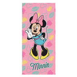 Toalha Aveludada Estampada Minnie 70cm x 1,40 M com 1 Peca sem Emb. - 1 Toalha Aveludada Estampada Minnie 70cm x 1,40 M com 1 Peca sem Emb. - 1