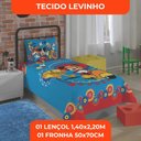 Ver mais imagens de Jogo de Cama Infantil Lepper Mickey Solteiro 2 Peças Estampado Azul