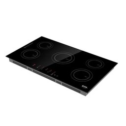 Cooktop de Indução Cinco Bocas Eos Preto 9500w Eci05ep 220v - 3