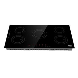 Cooktop de Indução Cinco Bocas Eos Preto 9500w Eci05ep 220v - 2