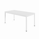 Ver imagem 2 de Mesa Cozinha e Refeitório 180cm x 90cm Pés Metal com 6 Cadeiras Siena Pés Madeira Casa Lar Cor:
