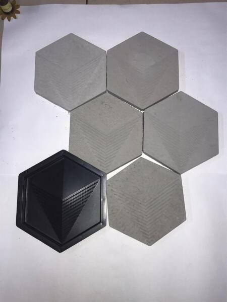 Forma Revestimento De Parede 3d Diamante 20x20x2cm Fp150 - Brasfort - 4