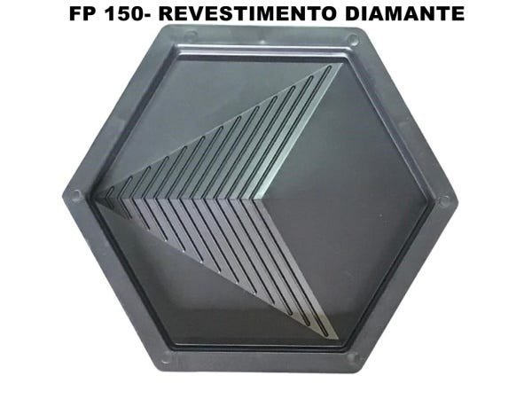 Forma Revestimento De Parede 3d Diamante 20x20x2cm Fp150 - Brasfort - 2