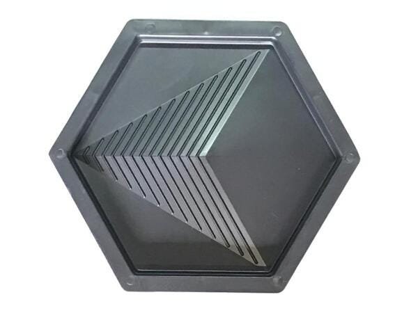 Forma Revestimento De Parede 3d Diamante 20x20x2cm Fp150 - Brasfort - 1