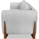 Ver imagem 2 de Sofa Jolie 2 Lugares 160cm Pes Boomerang Linho 211 Grigio Ezz Grigio