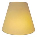 Ver imagem 3 de Arandela Retro Cone Vivare Md-2001 Cúpula em Tecido 25-26x13cm - Bivolt Algodão-crú 127-220v