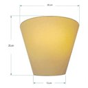 Ver imagem 4 de Arandela Retro Cone Vivare Md-2001 Cúpula em Tecido 25-26x13cm - Bivolt Algodão-crú 127-220v
