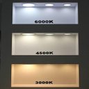 Ver imagem 4 de Perfil Embutir Alumínio Preto 23.8x11.9mm 1 Metro + Fita 120 Leds/metro 6000k + Fonte 2a