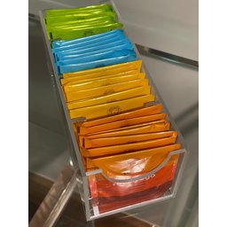 Caixa Acrílica Top Porta Saches Chá 4 Divisórias - 3