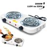 Fogão Elétrico 2 Bocas Portátil Espiral 2000w Fogareiro 220v - 1
