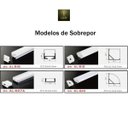 Ver imagem 2 de Perfil Sobrepor Alumínio Preto 15.4x5.7mm 1 Metro + Fita 120 Leds/metro 4000k + Fonte 2a
