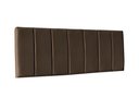 Ver imagem 1 de Cabeceira Painel Cama Box Casal 160 cm - Marrom Corino
