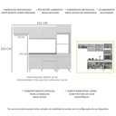 Ver imagem 4 de Armário de Cozinha Compacta 4 Peças Mp3690.891 Veneza Branco