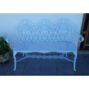 Ver imagem 2 de Banco de Jardim Floral 3 Lugares em Alumínio Fundido Unifer Móveis