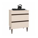 Ver imagem 1 de Balcão de Cozinha para Cooktop 70cm 1 Porta 1 Gaveta Milano Multimóveis MP2386 - Vanilla