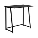 Ver imagem 5 de Mesa Dobrável Industrial Tipo Aparador Pé de Ferro Preto Tampo Preto para Home Office - Preto