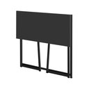 Ver imagem 2 de Mesa Dobrável Industrial Tipo Aparador Pé de Ferro Preto Tampo Preto para Home Office - Preto