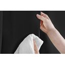 Ver imagem 3 de Cortina Corta Luz 2,50M x 2,20M 100% Blackout PVC Preta para Sala ou Quarto para Varão Simples