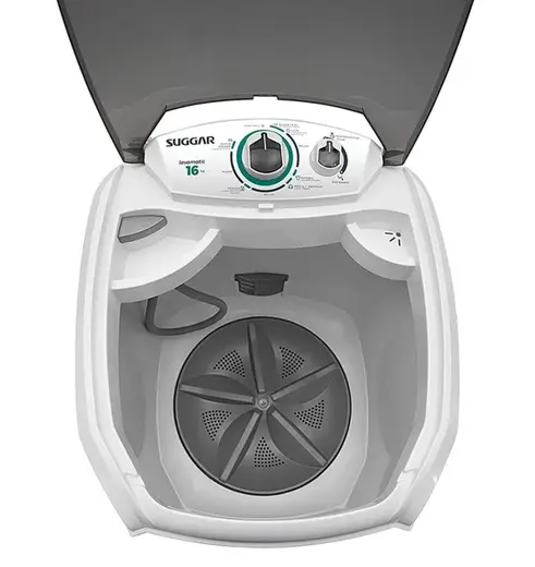 Lavadora Semi-automática Lavamac 16kg Suggar Lc1622br Branca 220v - 4