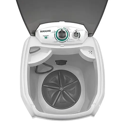 Lavadora Semi-automática Lavamac 16kg Suggar Lc1622br Branca 220v - 4