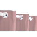 Ver imagem 4 de Cortina Corta Luz 2,00M x 2,40M 100% Blackout PVC Rosa para Sala ou Quarto para Varão Simples