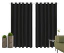 Ver imagem 2 de Cortina Corta Luz 3,00M x 2,50M 100% Blackout PVC Preta para Sala ou Quarto para Varão Simples