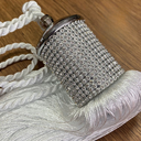 Ver imagem 1 de Pingente para Cortina com Strass Luxo Branco