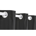 Ver imagem 4 de Cortina Corta Luz 3,00M x 2,80M 100% Blackout PVC Preta para Sala ou Quarto para Varão Simples