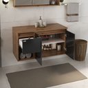 Ver imagem 4 de Conjunto para Banheiro Apollo 90 Suspenso- Fabribam Gabinetes