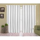 Ver imagem 1 de Cortina Corta Luz 4,00M x 2,50M 100% Blackout PVC Branca para Sala ou Quarto para Varão Simples