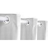 Cortina Corta Luz 4,00M x 2,50M 100% Blackout PVC Branca para Sala ou Quarto para Varão Simples - 4