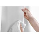 Ver imagem 3 de Cortina Corta Luz 4,00M x 2,50M 100% Blackout PVC Branca para Sala ou Quarto para Varão Simples