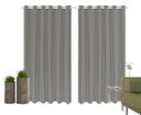Ver imagem 2 de Cortina Corta Luz 4,00M x 2,50M 100% Blackout PVC Cinza para Sala ou Quarto para Varão Simples