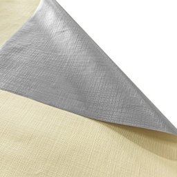 Cortina Corta Luz 4,00M x 2,50M 100% Blackout PVC Palha para Sala ou Quarto para Varão Simples - 5