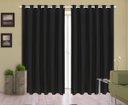 Ver imagem 1 de Cortina Corta Luz 4,00M x 2,80M 100% Blackout PVC Preta para Sala ou Quarto para Varão Simples