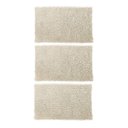 Ver imagem 1 de Kit 3 Tapetes Bolinha Antiderrapante Banheiro 38x58cm Nude