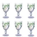Ver imagem 1 de Conjunto 6 Taças de Vidro Palm Tree Color 300ml - Class Home