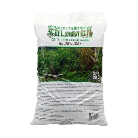 Aqua Pedras Substrato Fértil Solomon 5Kg para Aquario Plantado
