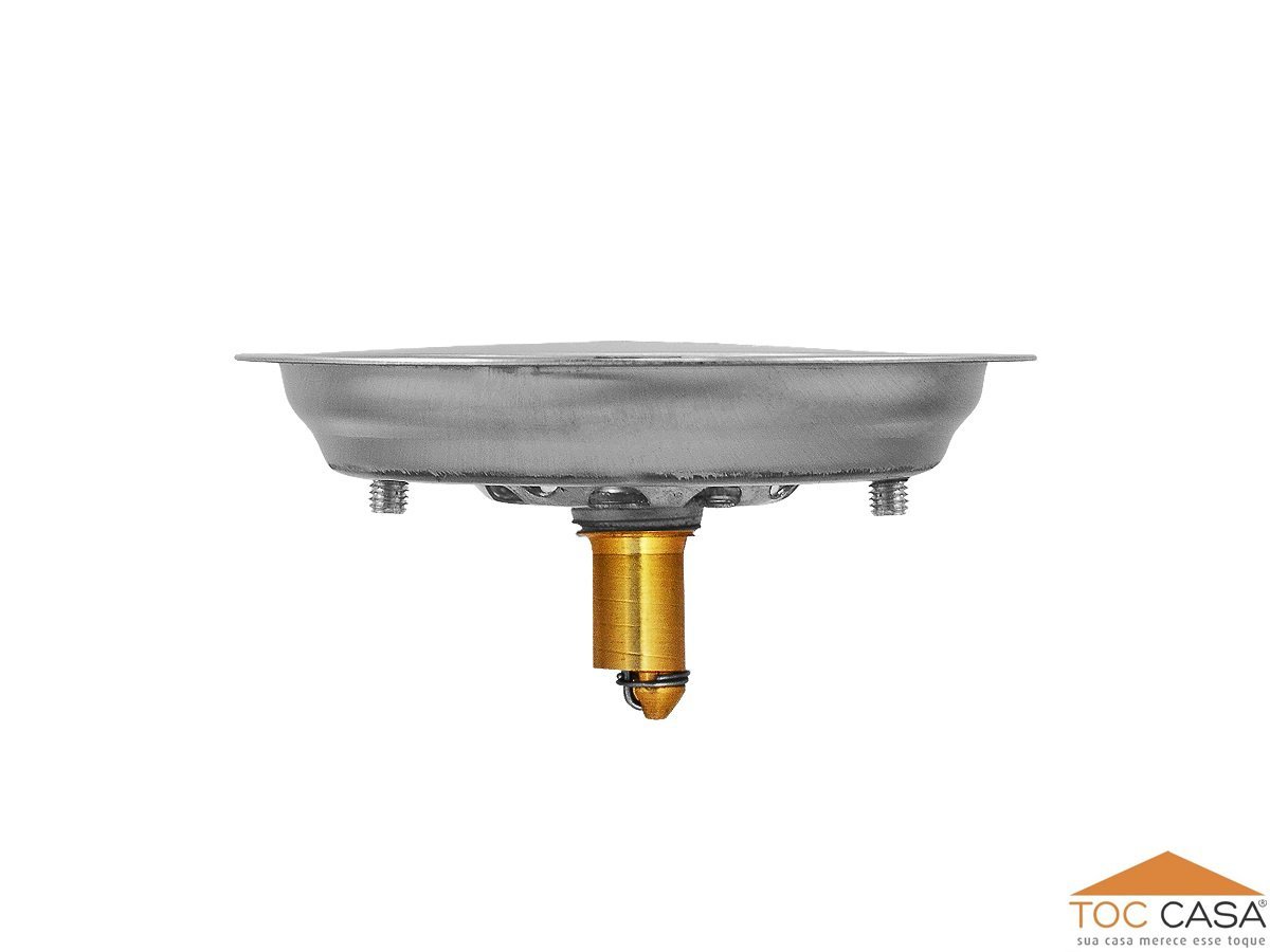 Ralo Inteligente Click P/ Banheiro Redondo 15x15 Veda Cheiro - 6