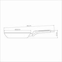 Ver imagem 7 de Frigideira Tramontina Milazzo Alumínio Antiaderente Starflon Max Amêndoa 20 Cm Tramontina