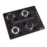 Cooktop à Gás Clarice 4 Bocas com Acendimento Automático Preto - Bivolt - 1