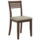 Ver mais imagens de Kit 04 Cadeiras para Sala de Jantar Madeira Maciça Estofada Lazuli F06 Linho Mescla Café - Lyam Deco